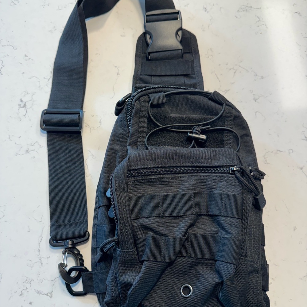 Stylish Black Belt Bag for Men